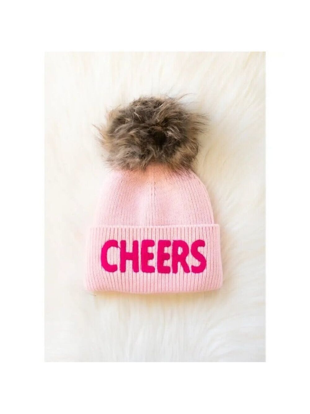"Cheers" Hat - Pink